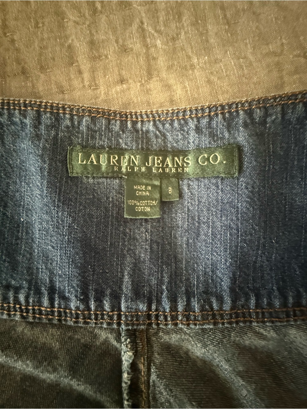 Ralph Lauren Blue A-Line Denim Maxi Skirt - Picture 2 of 8